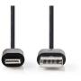 Nedis Data And Charging Cable Apple Lightning-USB A M