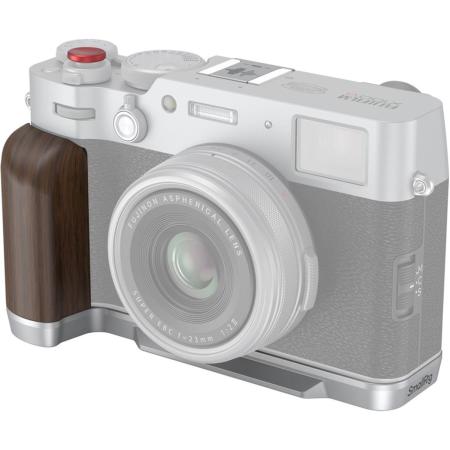 SmallRig 4804 Wooden L Shape Grip For Fujifilm X100VI / X100V (Silver)
