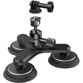 SmallRig 4468 Triple Magnetic Suction Cup Mounting Support Kit For Action Cams