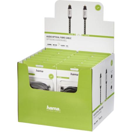 Hama Optical Audio Cable ODT-Plug (TosLink) Metal 3.0 M Display
