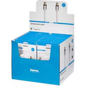 Hama Antenna Cable Coax-Plug-Coax-KOPP. Stof 3.0 M 100 DB White Display