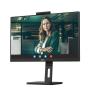 Monitor Profesional AOC 24P3QW 23.8'/ Full HD/ Webcam/ Multimedia/ Regulable en altura/ Negro