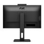 Monitor Profesional AOC 24P3QW 23.8'/ Full HD/ Webcam/ Multimedia/ Regulable en altura/ Negro