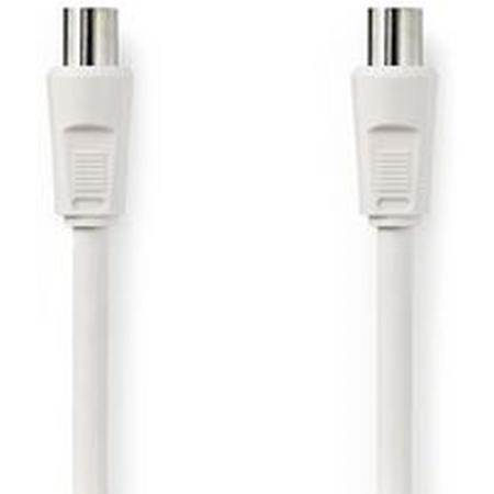 Nedis Coaxial Cable 90dB IEC (Coax) M-IEC (Coax) F 10m WH