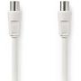 Nedis Coaxial Cable 90dB IEC (Coax) M-IEC (Coax) F 10m WH