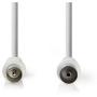 Nedis Coaxial Cable 90dB IEC (Coax) M-IEC (Coax) F 10m WH