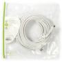 Nedis Coaxial Cable 90dB IEC (Coax) M-IEC (Coax) F 10m WH
