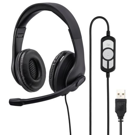Hama PC-Office-Headset HS-USB300 Stereo Black