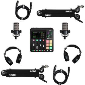 RØDE Red Two-Person Podcasting Bundle