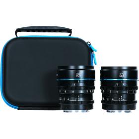 Sirui Nightwalker 16mm &amp;amp; 75mm T1.2 S35 Cine 2-LENS Set M4/3 Mount Black
