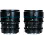Sirui Nightwalker 16mm &amp;amp; 75mm T1.2 S35 Cine 2-LENS Set M4/3 Mount Black