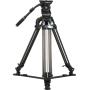 Sirui Twin-Leg Video Tripod 100mm Half-Bowl + VHS18 Professional Fluid Head