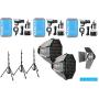 Nanlite FC-60B LED Bi-Colour Spot Light Tripple Kit