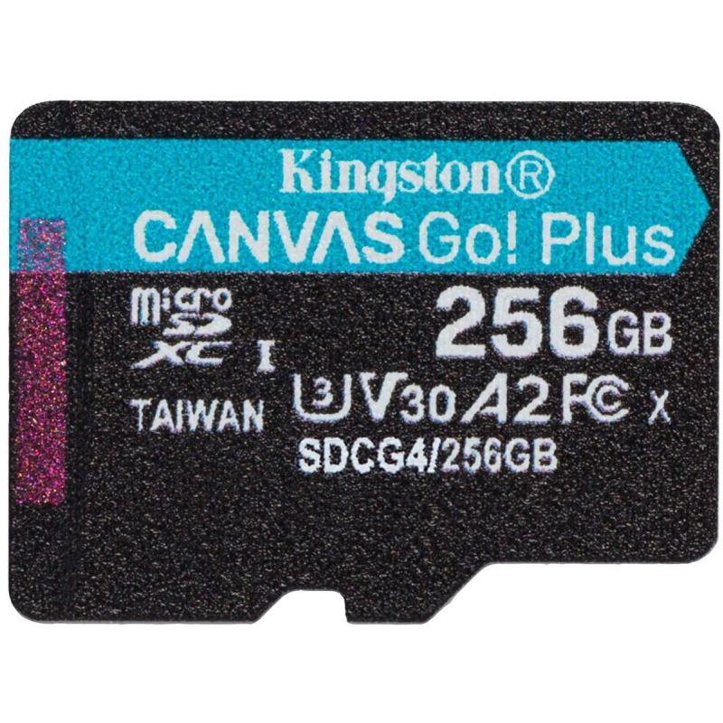 Kingston 256GB MicroSDXC Canvas w/o ADP