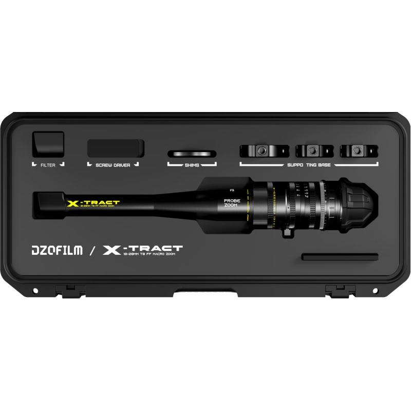 DZOFILM X-Tract 18-28mm Metric 90Â° T8 FF Peri Probe Macro Zoom Lens PL Mount