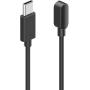 Hama Charging Cable For Hama Smartwatches Magnetic Charge USB-C 60 cm Black