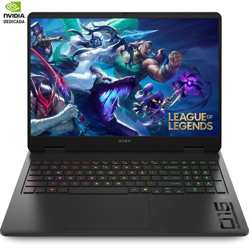 Portátil Gaming HP Omen 16-AM0036NS Intel Core Ultra 7-255H/ 32GB/ 1TB SSD/ GeForce RTX 5060/ 16'/ Sin Sistema Operativo