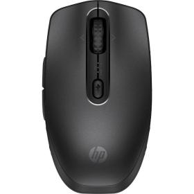 Ratón Inalámbrico HP 695/ Batería Recargable/ Hasta 4000 DPI/ Negro