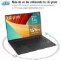 Portátil LG Gram 14Z90R-G.AP75B Intel Core i7-1360P/ 16GB/ 512GB SSD/ 14'/ Win11 Pro