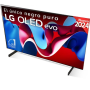 Televisor LG 4K OLED evo AI C4 OLED42C45LA 42'/ Ultra HD 4K/ Smart TV/ WiFi