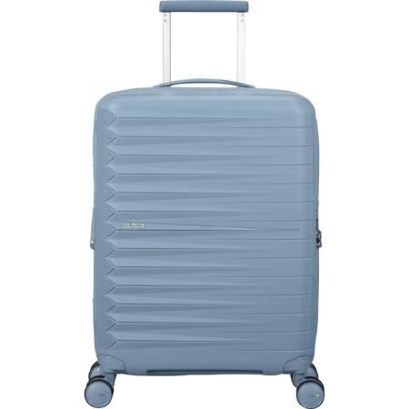 Maleta de Cabina American Tourister FastForward Spinner Expansible 55cm/ 55x40x23cm/ 4 Ruedas/ Azul