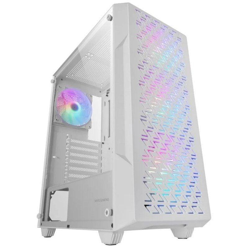 Caja Gaming Semitorre Mars Gaming MC-GEO/ Blanca