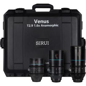 Sirui Venus Three-Lens Kit T2.9 1.6X (35MM+75MM+150MM +hard Case) RF Mount