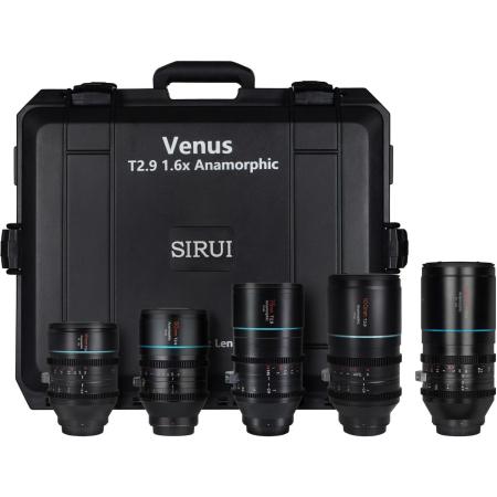 Sirui Venus 5-Lens Kit T2.9 1.6X 35mm + 50mm + 75mm + 100mm + 150mm&amp;amp;Case E Mt