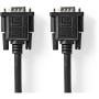 Nedis VGA-Cable | VGA Male | VGA Female 15p | Vernikkeld 2.00 M | Black | Label