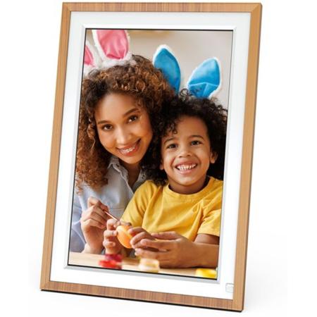 Agfa Agfaphoto Digital WiFi Photo Frame 10 inch Wood