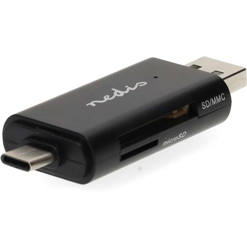 Nedis Card Reader | MicroSD (TF) / MicroSDHC (TF) / MicroSDXC (TF) / USB 2.0
