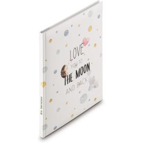 Hama Babydagboek To The Moon 22x29 cm 46 Geillustreerde Pagina&amp;#039;s