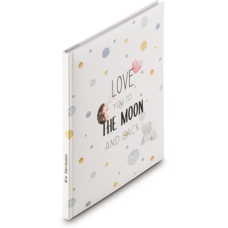 Hama Babydagboek To The Moon 22x29 cm 46 Geillustreerde Pagina&amp;#039;s