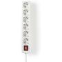 Nedis Power Strip |PE Plug/Type F 6-WEGS | 1.50 M | 3680W|16A|230 V AC 50/60 Hz