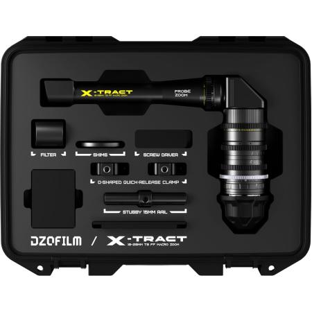 DZOFILM X-Tract 18-28mm Metric 360° T8 FF Peri Probe Macro Zoom Lens PL Mount