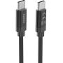Hama Charging Cable Fabric USB-C - USB-C 100W 3 M Nylon Black
