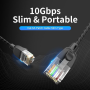 Cable de Red RJ45 UTP Vention IBIBD Cat.6A/ 50cm/ Negro