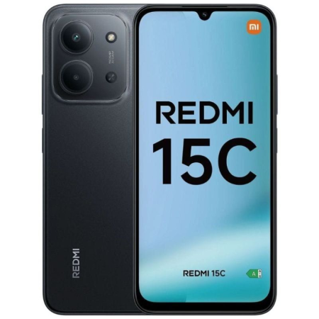Smartphone Xiaomi Redmi 15C 4GB/ 256GB/ 6.9'/ Negro