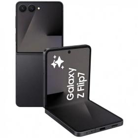 Smartphone Samsung Galaxy Z Flip7 12GB/ 512GB/ 6.9'/ 5G/ Negro Oscuro
