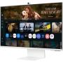 Smart Monitor Samsung M8 M80F S32FM801UU 32'/ 4K/ Multimedia/ Regulable en altura/ Smart TV/ Webcam/ Blanco
