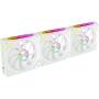 Pack 3 Ventiladores Mars Gaming MF-LINKFINITYKIT2/ 12cm/ ARGB/ Blanco