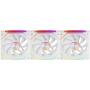 Pack 3 Ventiladores Mars Gaming MF-LINKFINITYKIT2/ 12cm/ ARGB/ Blanco