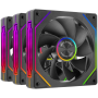 Pack 3 Ventiladores Invertidos Mars Gaming MF-LINKFINITYKIT2R/ 12cm/ ARGB