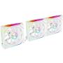 Pack 3 Ventiladores Invertidos Mars Gaming MF-LINKFINITYKIT2R/ 12cm/ ARGB/ Blancos