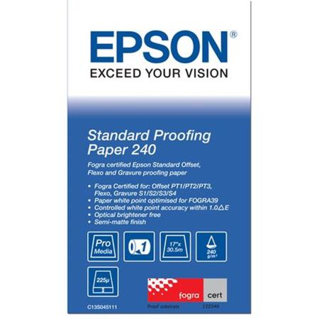 Epson S045111 Standard Proofing Paper Inktjet 240G/M2 432mm