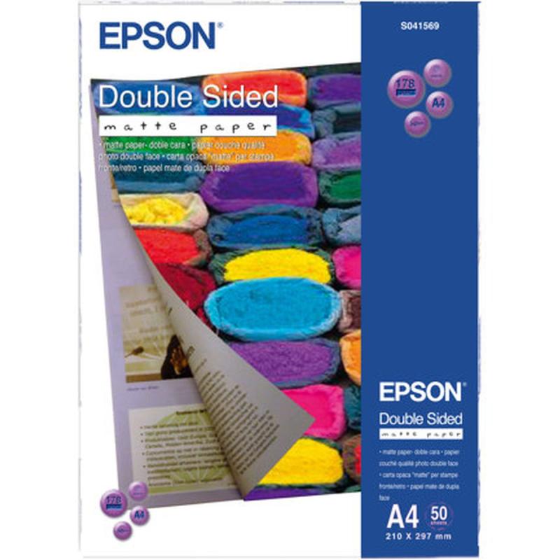 Epson S041569 Double-Sided Matte Paper A4 50 Vel