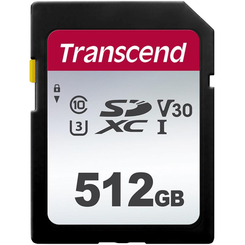 Transcend SDXC 512GB R95/W45MB/s UHS-I U3 V30 CL10