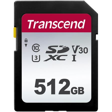 Transcend SDXC 512GB R95/W45MB/s UHS-I U3 V30 CL10