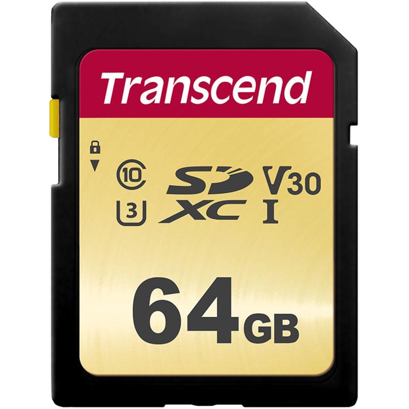 Transcend SDXC 64GB UHS-I U3 MLC