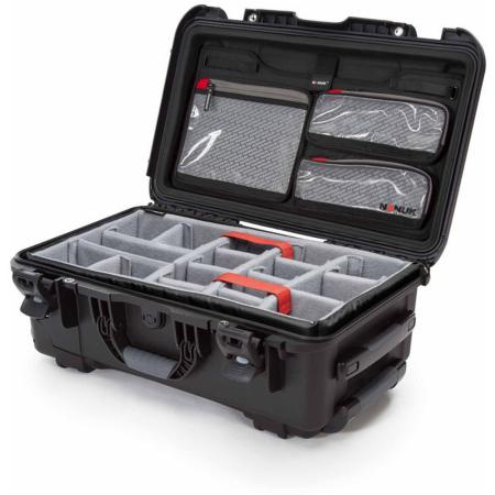 Nanuk Case w/ Lid Org./Divider Black Pro Photo Kit Case Interior 521x287x191mm